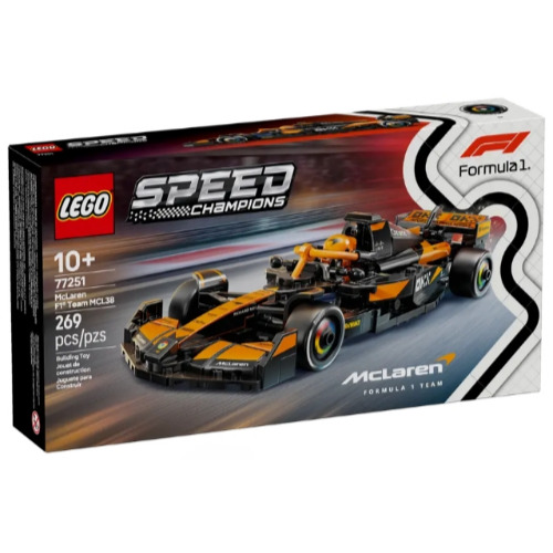 레고 McLaren F1® Team MCL38 레이스 카 (77251)이미지입니다. 누르면 해당 게시물로 새창이동합니다.