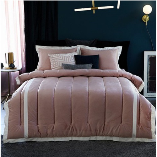 까사리빙 호텔식 극세사베딩이불패드세트 2개 (퀸 Q)