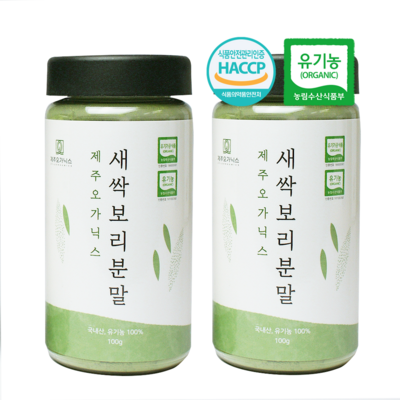 제주오가닉스 새싹보리분말 100g (6개)