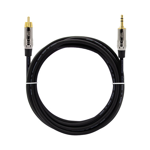 탑라인에이치디 HDTOP RCA to 3.5mm 스테레오 MM <b>메탈</b>블랙 케이블