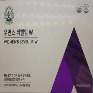 김정문알로에 우먼스 레벨업W 600mg 360캡슐 (1개)