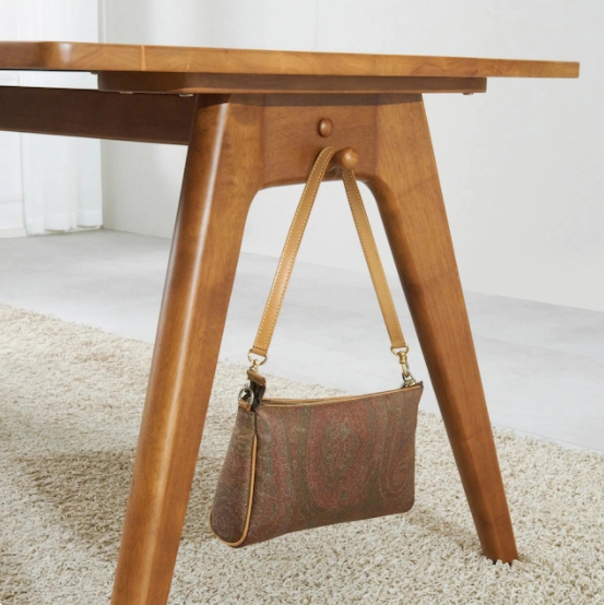 헤닝 마이홈 낮은 원목 식탁 1400 (의자별도)_이미지