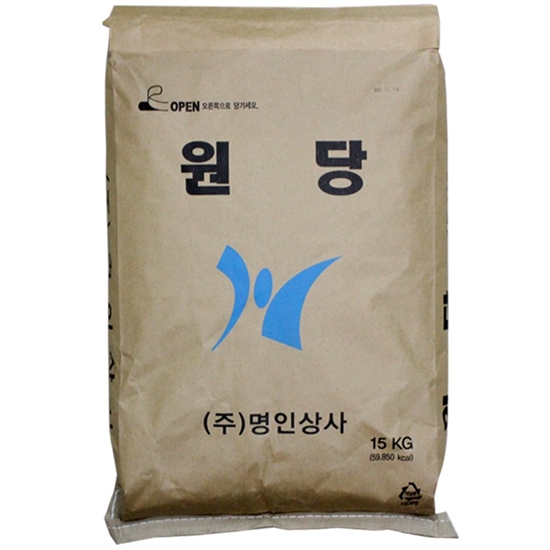 명인상사 비정제 원당 지대 15kg (1개)_이미지