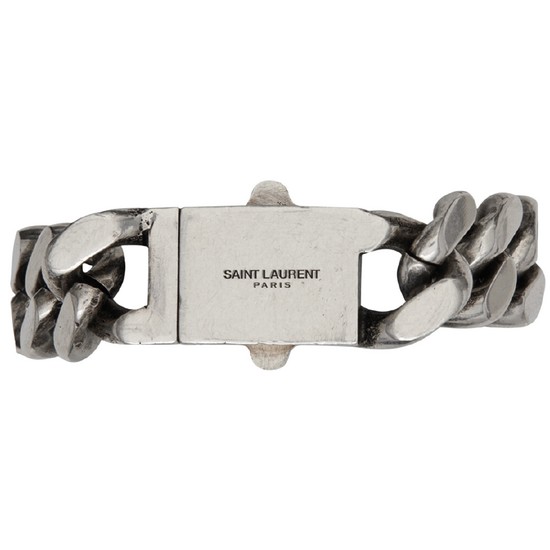 생로랑 메탈 커브 체인 팔찌 586467 Y1500 8142_이미지