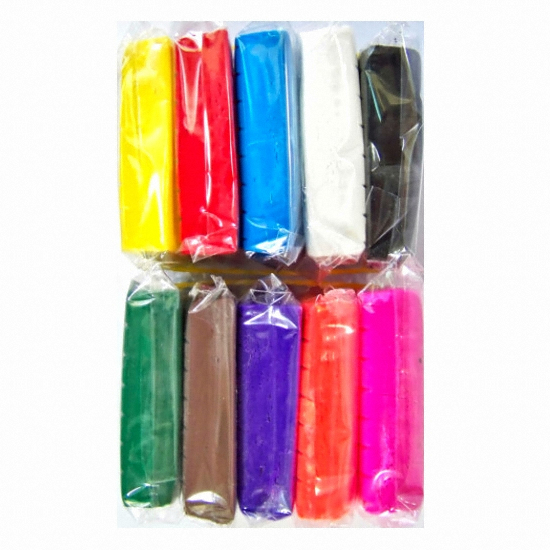 [불명] 소프트 폴리머 클레이 50g 10색 세트_이미지