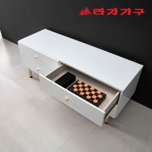  라자가구 아트로 휘게 골드 거실장 1200