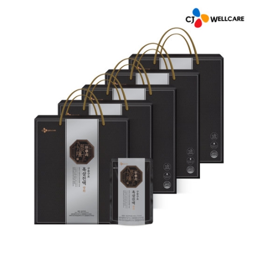 CJ제일제당 한뿌리 흑삼진액 쌍화 40ml 24포 (5개)