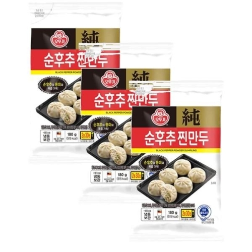 오뚜기 순후추 찐만두 180g (3개)_이미지
