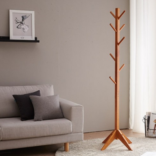 즐거운집 원목 스탠드 알버 옷걸이_이미지