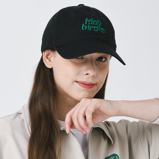 몽버디골프 워싱 볼캡 블랙