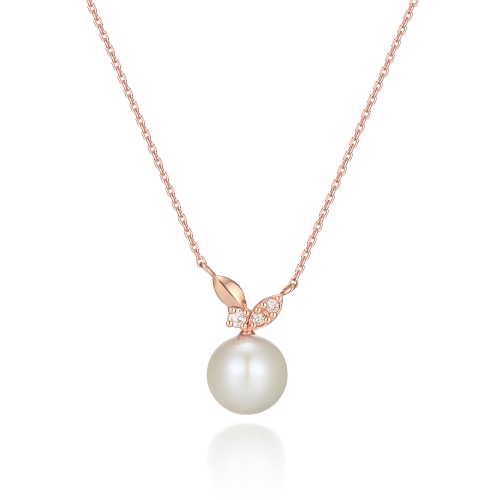 가네시 18K 진주 목걸이 볼리타카르마_DBO20-CL402MN