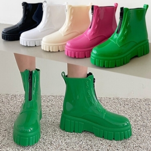 더힐 라스트에비뉴 슈즈 유광 지퍼 여성여자 여름 장마철 장화 숏 레인부츠 5cm sjsmo-wb-0250이미지입니다. 누르면 해당 게시물로 새창이동합니다.