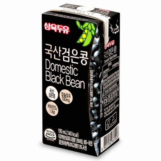 삼육식품 국산 검은콩 두유 190ml이미지입니다. 누르면 해당 게시물로 새창이동합니다.
