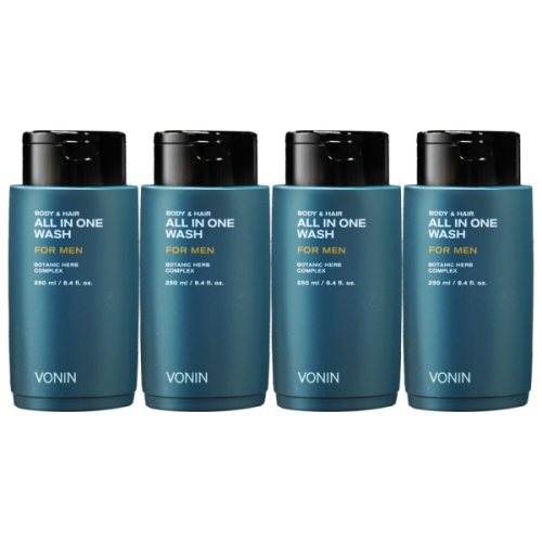 보닌 바디 앤 헤어 올인원 워시 250ml (4개)_이미지