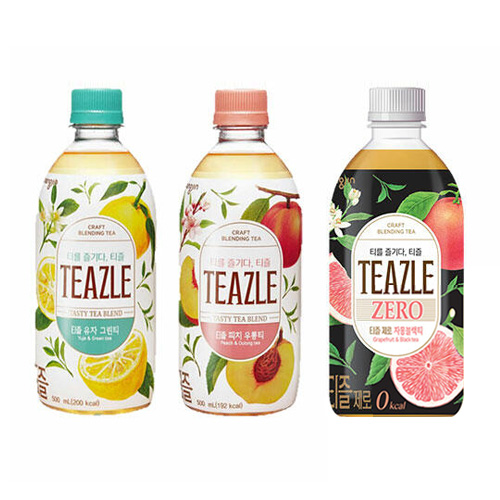 웅진식품 티즐 제로 자몽 블랙티 500ml (10개)