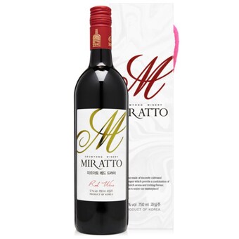 금용농산 미르아토 레드 드라이 <b>와인</b> 750ml