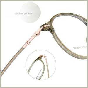 라콘 D TJ5550 처방 TR90 안경테 초경량 2024 F 원형 광학 안경 신제품