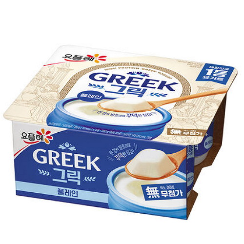 요플레 그릭 플레인 80g