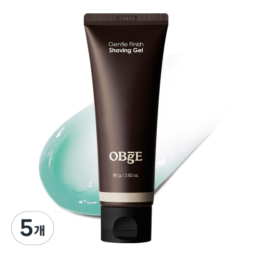 오브제 젠틀 피니쉬 쉐이빙젤 80g (5개)_이미지