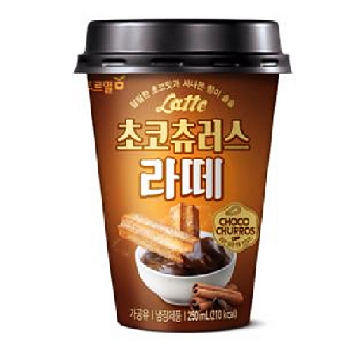푸르밀 초코 츄러스 라떼 250ml (20개)_이미지