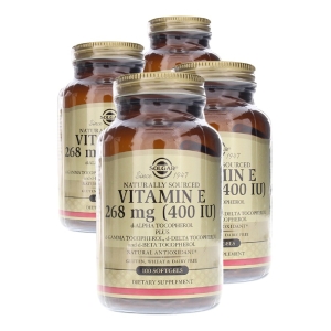 솔가 비타민E 400IU 268mg 100캡슐 (4개)_이미지