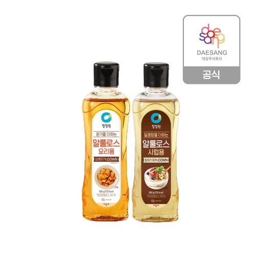 청정원 알룰로스 시럽용 500g (2개)_이미지