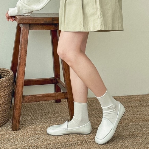 짝꿍닷컴 RJ-p31114 여성 둥근 데일리 플레인 플랫_이미지