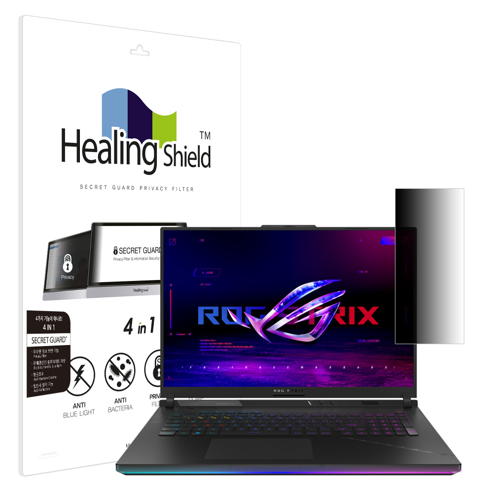 ASUS ROG STRIX SCAR 18 G834 2023 SNS 메신저 사이드 프라이버시 보안필름