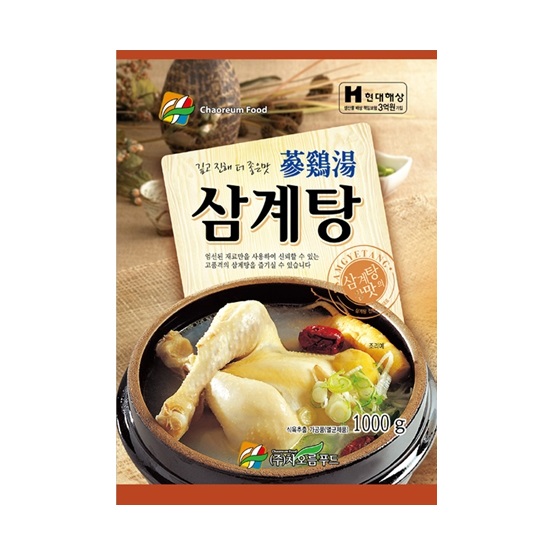 차오름푸드 차오름 삼계탕 1kg (1개)