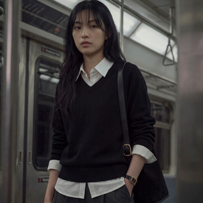 프로젝트엠 프로젝트M 여성 브이넥 풀오버 EPG4ER2500