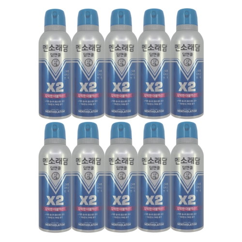 멘소래담 딥앤쿨 에어로솔 스프레이 150ml (10개)_이미지