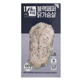 허스델리 <b>육식</b><b>토끼</b> 닭가슴살 블랙페퍼 100g