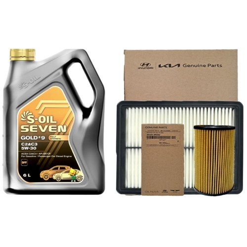 세븐 골드 #9 C2&C3 5W30 6L + 순정필터 기아 카니발KA4 디젤