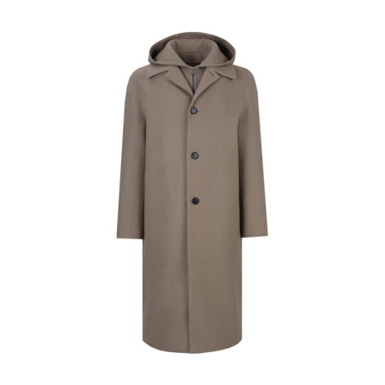 지이크 모직 후드 탈부착 오버핏 롱 코트 PFHAX7014_이미지