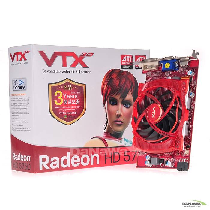 VTX3D 라데온 HD 5750 HV2 D5 1GB_이미지