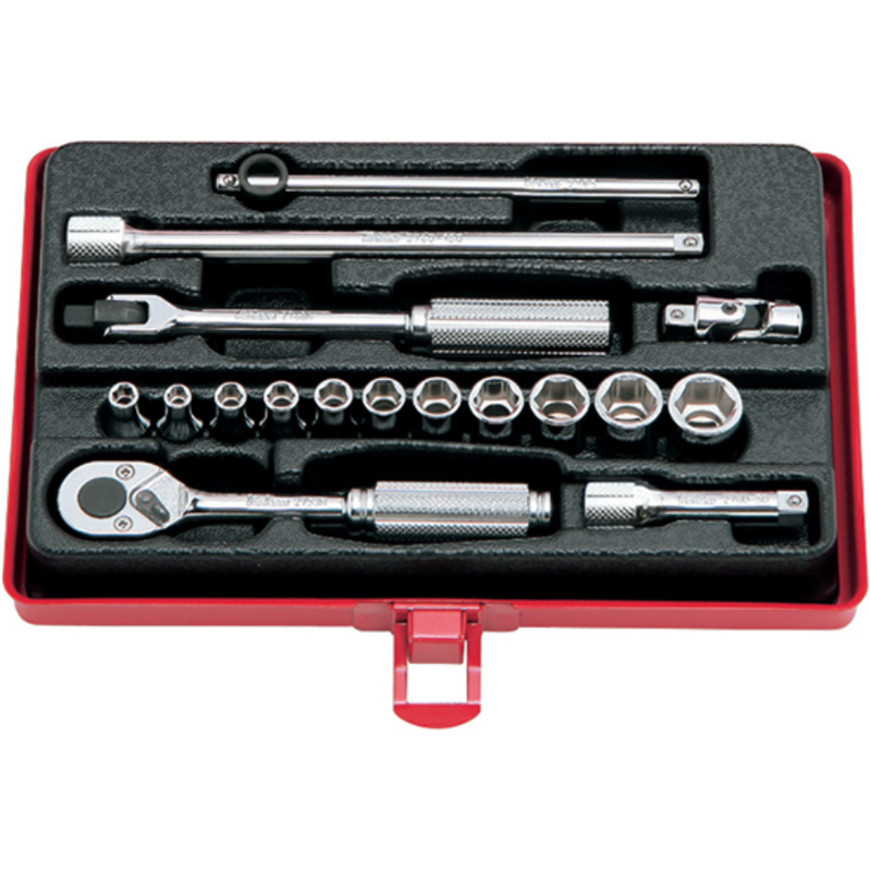 1/4인치 12각 소켓렌치 세트 2261M (17pcs)