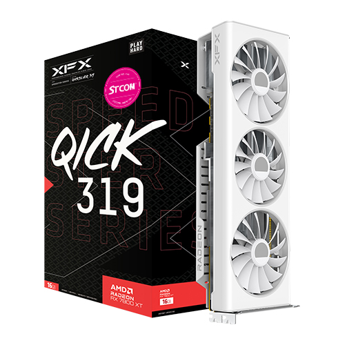 XFX 라데온 RX 7800 XT QICK 319 CORE WHITE D6 16GB_이미지