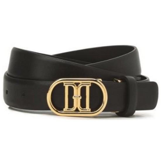 닥스 DD버클 슬림 가죽 벨트 DBBE4E400BK