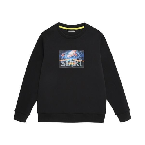 키즈 BK스킬 맨투맨 R1BKTSS1912-BK