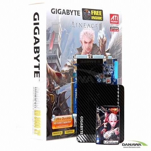 GIGABYTE 라데온 HD 2600XT 256MB Silent-Pipe 2.5 리니지2-더 카마엘