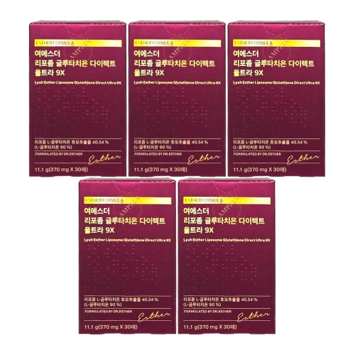 에스더포뮬러 여에스더 여에스더 리포좀 글루타치온 다이렉트 울트라 9X 30매 (5개)