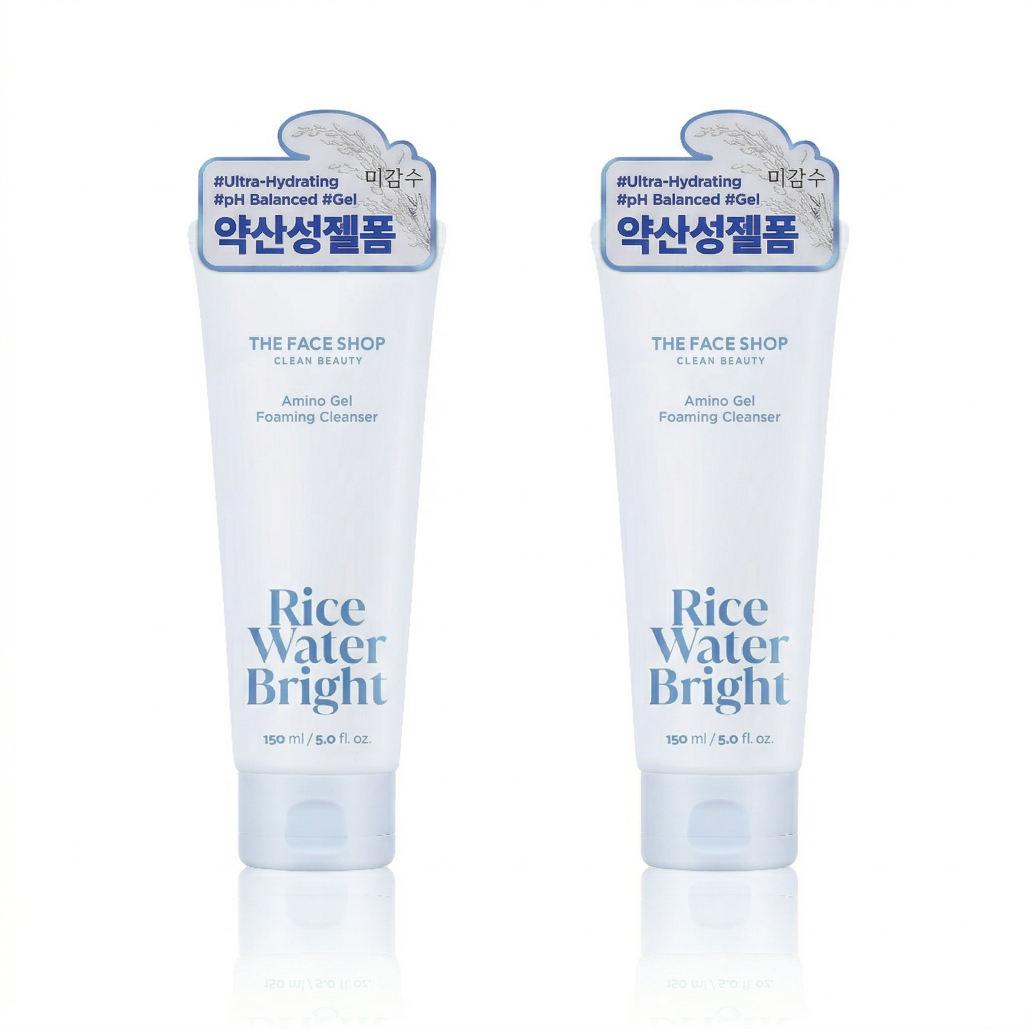 더페이스샵 미감수 브라이트 약산성 젤 클렌저 150ml (2개)_이미지