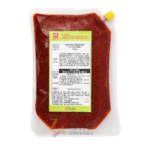 아워홈 쫄면 양념장 소스 2kg 대용량 업소용 식당_이미지