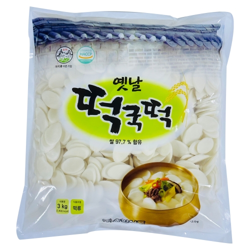 송학식품 옛날 떡국떡 3kg (4개)