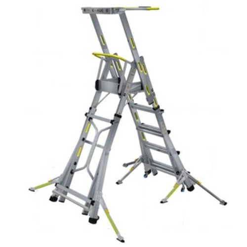 월드전자 CNS K사다리 높이조절형 6점지지 사다리 KLS206-TSM [6단]