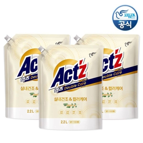 액츠 더블케어 플러스 리필 2.2L (3개)_이미지