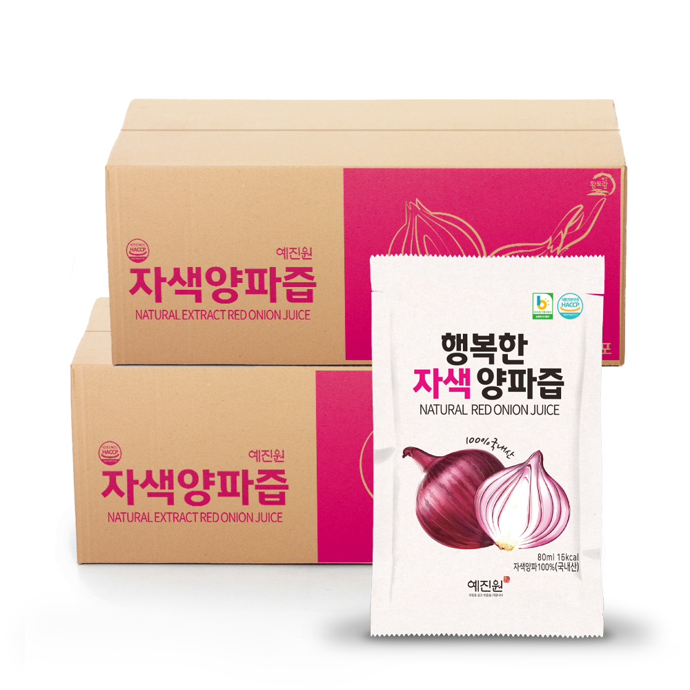 예진원 행복한 자색양파즙 80ml 50포 (2개)