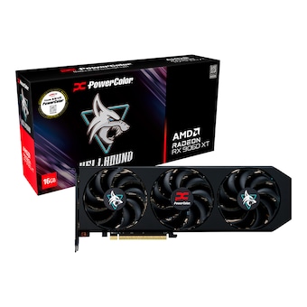 PowerColor 라데온 RX 9060 XT Hellhound OC D6 16GB 대원씨티에스