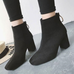 라일리 Rly 여자 앵클힐 사각코 워커 앵클부츠 CH885 10336830A