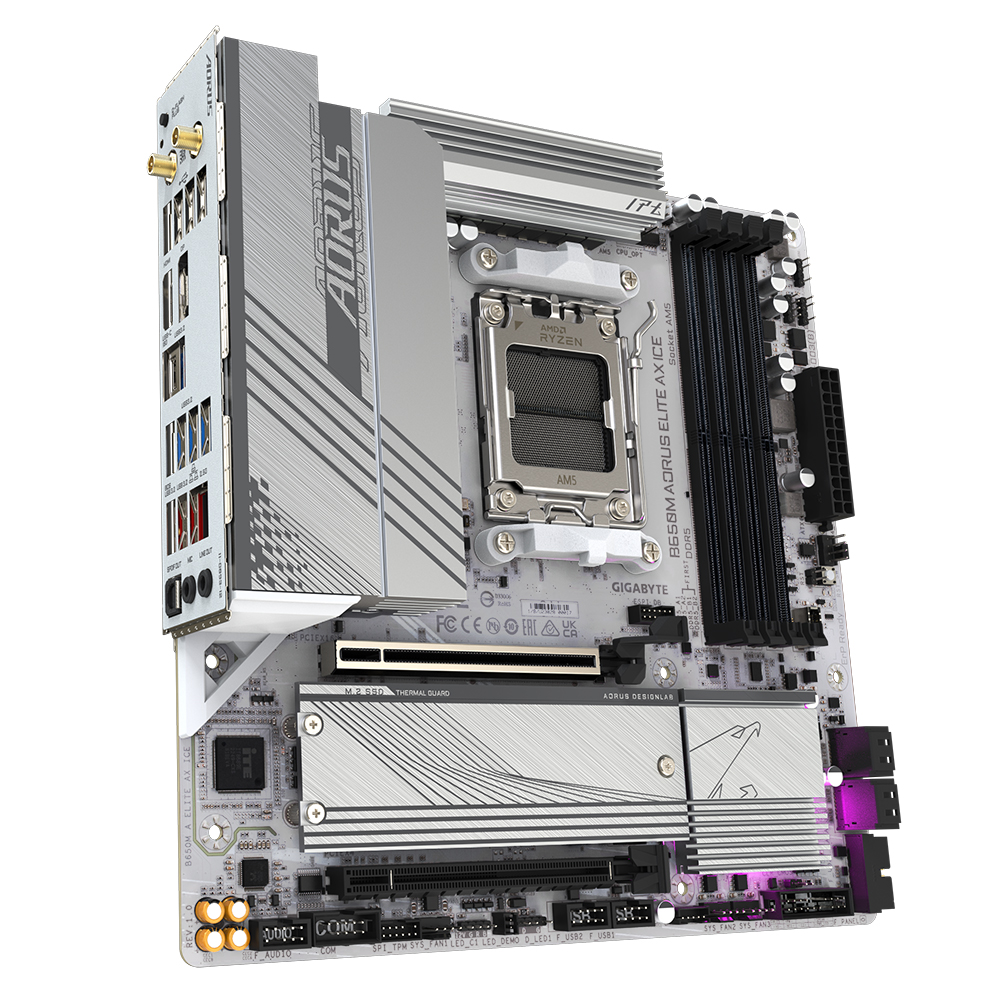GIGABYTE B650M AORUS ELITE AX ICE 피씨디렉트_이미지